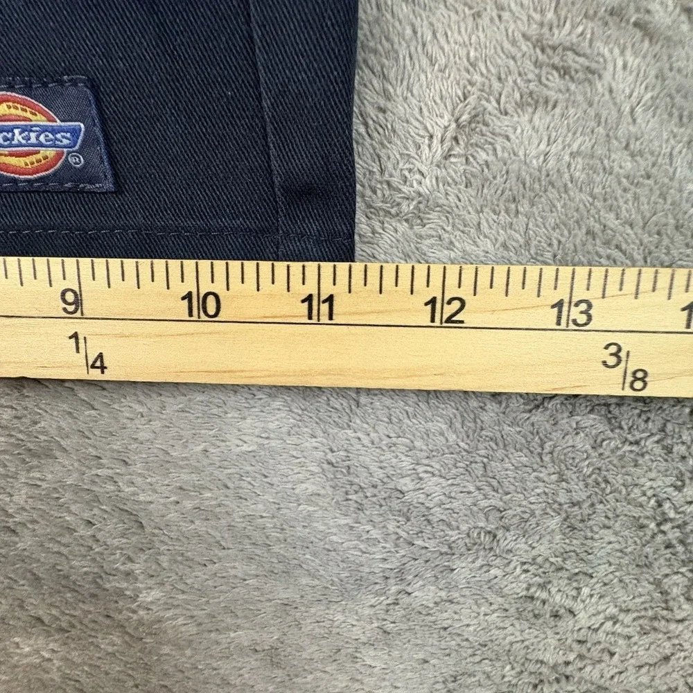 Dickies Men's 26 (26x12.75) Navy Flat Front Uniform Work Shorts SEE DESCRIPTION
